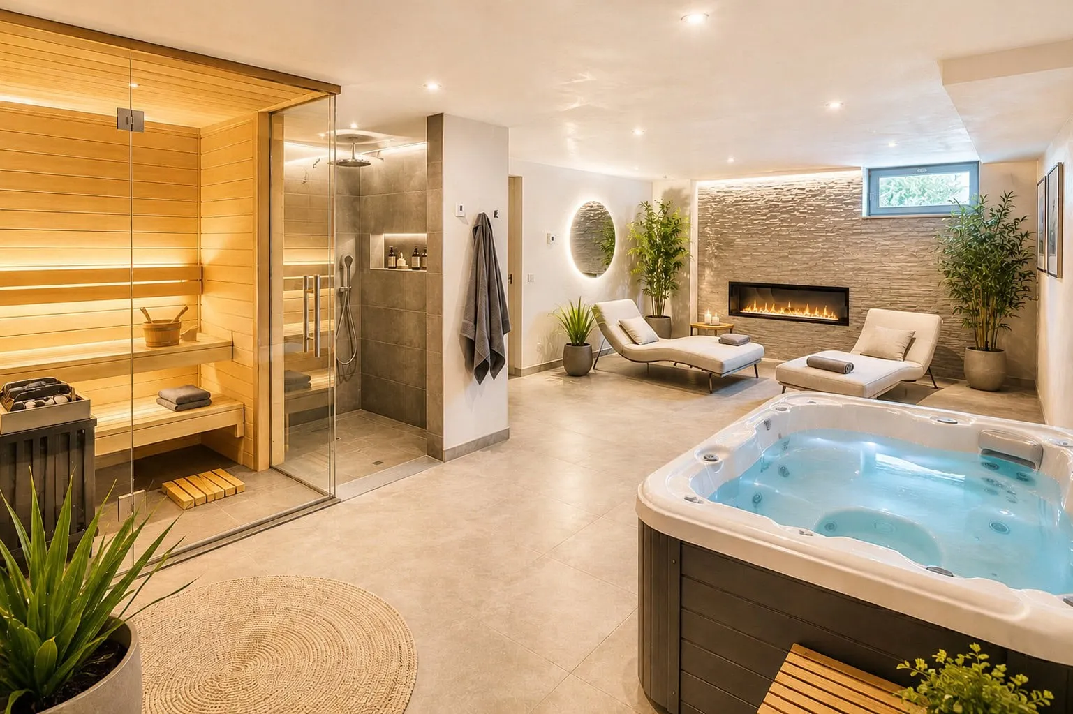 Moderner Wellnessbereich für Ihr Zuhause in Heidelberg