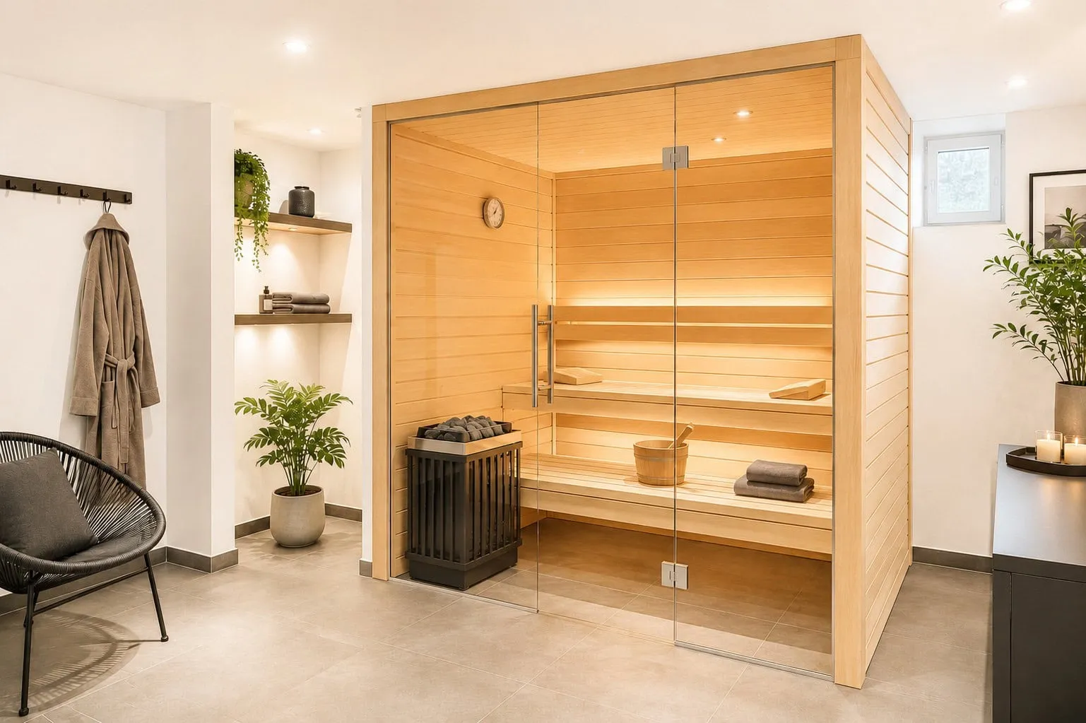 Moderne Sauna für Ihr Zuhause in Heidelberg