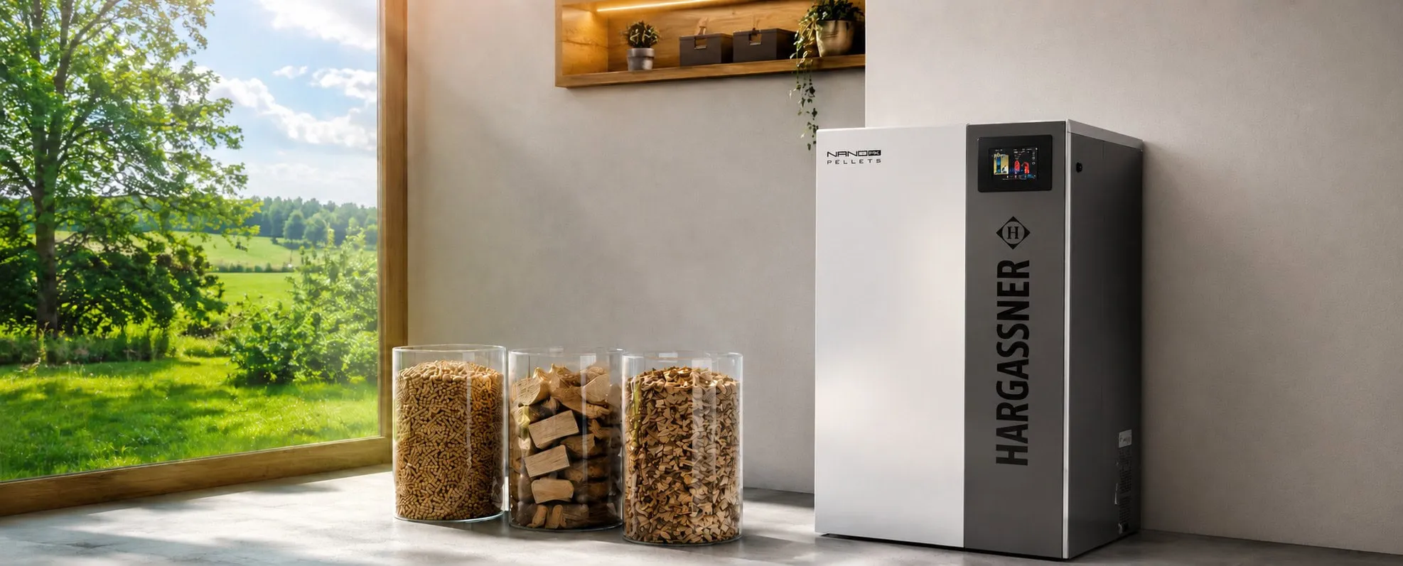 Biomasse Holzpellets Heizung
