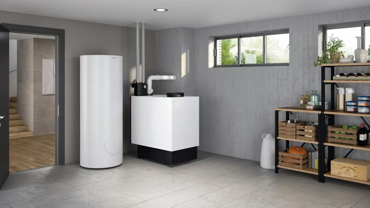 Viessmann Vitoladens 300 C Vitocell 100 W für Gebäude in Heidelberg