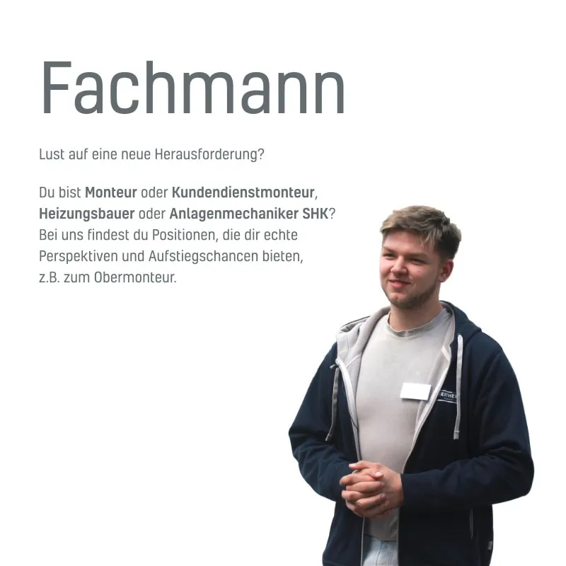 Fachmann für Heizung bei der Bierther GmbH in Heidelberg