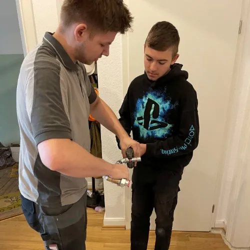 Praktikant Noah für eine Ausbildung zum Anlagenmechaniker SHK