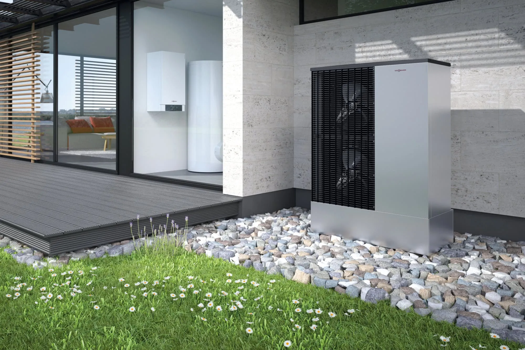 Wärmepumpe Viessmann für Wohnhaus in Heidelberg