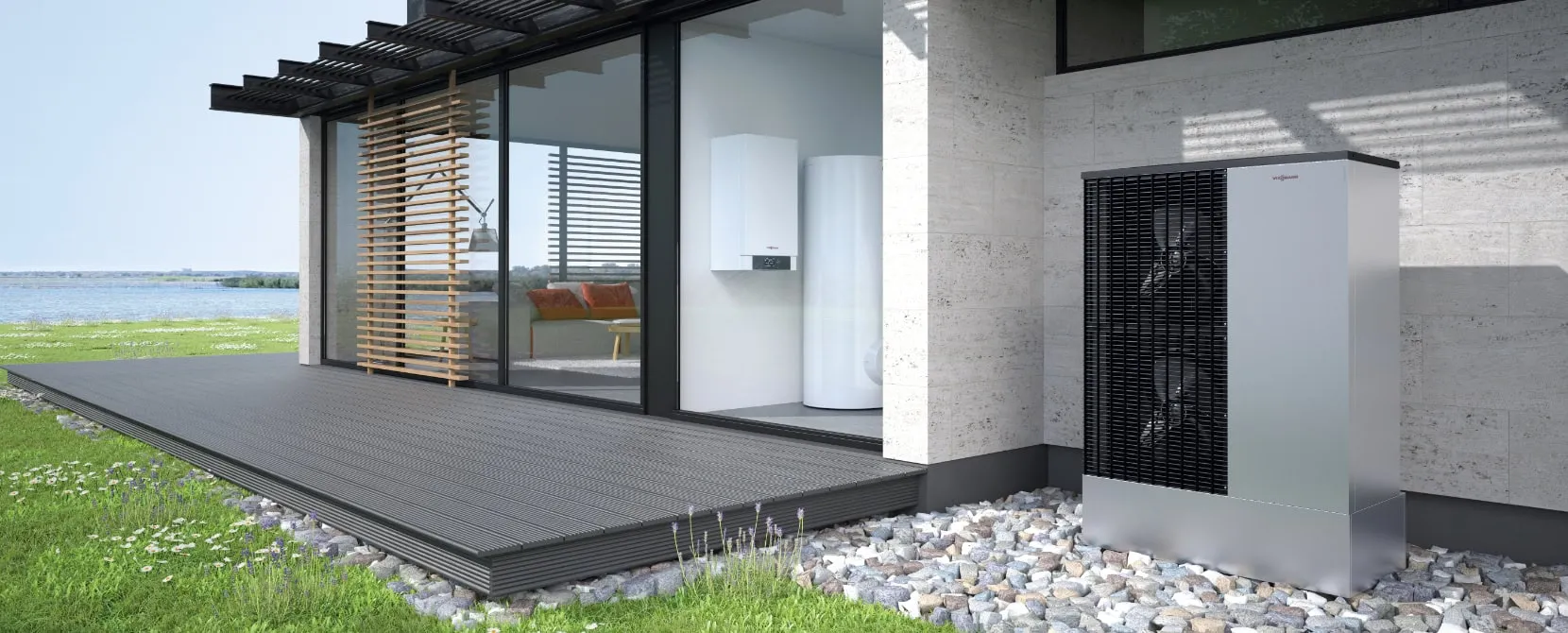 Wärmepumpe Viessmann für ein Wohnhaus in Heidelberg